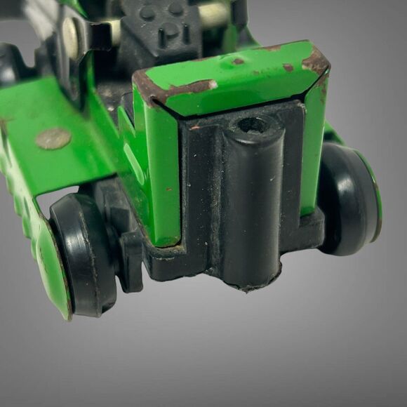 Vintage Early 1970’s Tonka Miniature Front Loader Bulldozer Green Pressed Steel - Picture 14 of 16